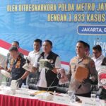 Polda Metro ungkap 1.833 kasus narkoba, 2.485 tersangka diamankan